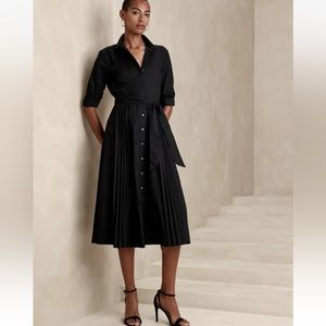 Banana Republic black shirt dress, size 2